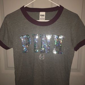 PINK t shirt with sparkles